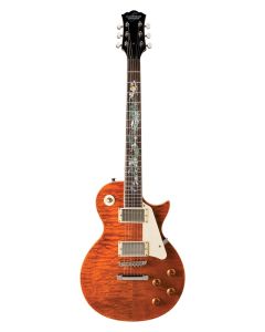 Oscar Schmidt OE20BSERPENTQTE Electric Guitar. Quilt Serpentine Inlay