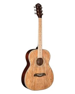 Oscar Schmidt OF2MFSM Spalted Maple Folk Acoustic Guitar