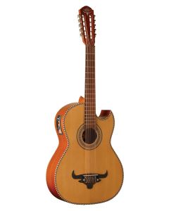 Oscar Schmidt OH42SE-O 10 String Acoustic Electric Bajo Quinto.