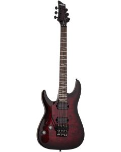 Schecter Omen Elite-6 FR Electric Guitar. Left Handed Black Cherry Burst.  TGF33