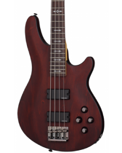 Schecter Guitar Research Omen-4 Electric Bass Guitar Walnut Satin