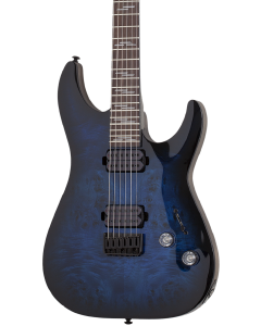 Schecter Omen Elite-6 Electric Guitar - See Thru Blue Burst