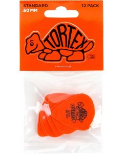 Dunlop Tortex Picks Orange .60mm Refill 12 Pack