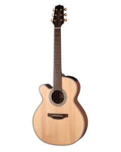 Takamine GX31CE LH Mini NEX Cutaway Left Handed Acoustic Electric Guitar with Gig Bag. Natural Satin