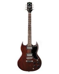 Oscar Schmidt OS-50-WA Double Cutaway Electric Guitar. Walnut