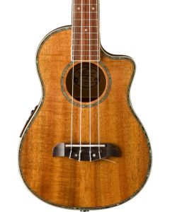 Oscar Schmidt OU6LCE-R Cutaway Tenor Ukulele W/Pre Amp. Natural Koa