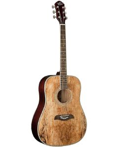 Oscar Schmidt OF2SM Acoustic Guitar. Spalted Maple