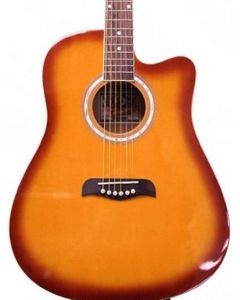 Oscar Schmidt OD45CTSPAK Dreadnought Acoustic Guitar Pack w/Bag. SunBurst