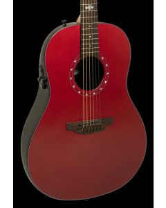 Ovation 1516 Ultra Series Mid-Depth Acoustic-Electric Guitar Vampira Red