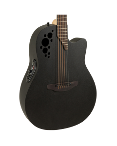 Ovation Pro Series 2078TX-5 Elite T Deep Contour Acoustic-Electric Guitar - Black Textured