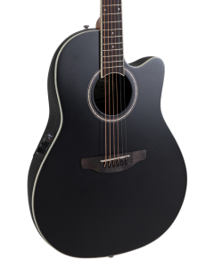 Ovation Applause AB28-5S Traditional Series Super Shallow Acoustic-Electric Guitar Black