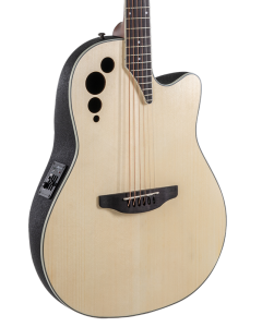 Ovation Applause AE44 Traditional Series Mid-Depth Acoustic-Electric Guitar Natural