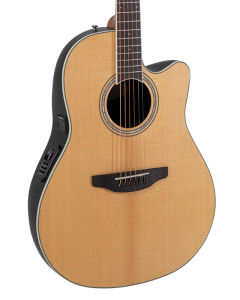 Ovation CS24 Celebrity Series Traditional Mid-Depth Acoustic-Electric Guitar Natural