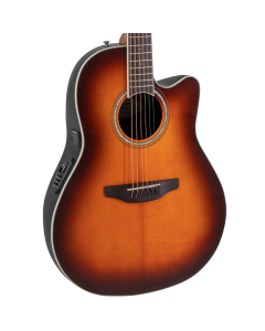 Ovation CS24 Celebrity Series Traditional Mid-Depth Acoustic-Electric Guitar Sunburst