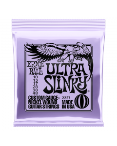 Ernie Ball 2227 Ultra Slinky Nickelwound Electric Guitar Strings 10 - 48