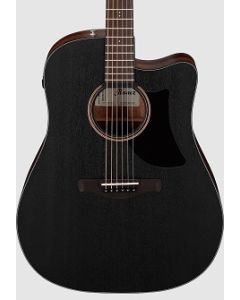 Ibanez AAD190CE Acoustic Electric Guitar. Weathered Black