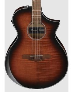 Ibanez AEWC400 Acoustic Electric Guitar. Amber Sunburst
