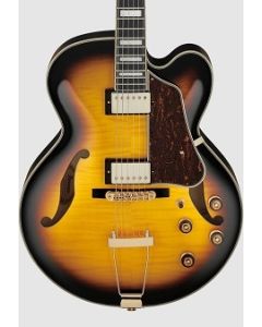Ibanez AF95FM AYS Artcore Hollowbody Electric Guitar. Antique Yellow Burst