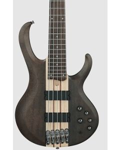 Ibanez BTB605 TGF 5 String Electric Bass. Transparent Gray Flat