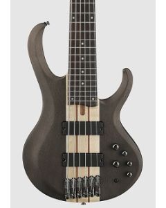 Ibanez BTB606 TGF 6 String Electric Bass. Transparent Gray Flat