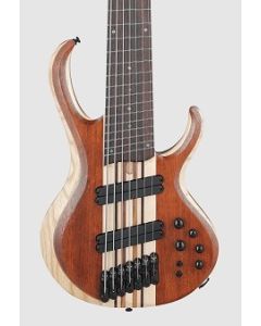 Ibanez BTB7MS NML Bass Workshop 7 String Electric Bass. Natural Mocha Low Gloss