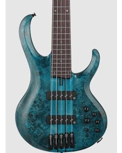 Ibanez BTB945 COL 5 String Electric Bass. Cosmic Blue Low Gloss