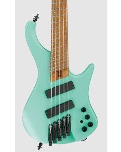 Ibanez EHB1005MSL SFM Bass Workshop 5 String Left Handed Electric Bass. Sea Foam Green Matte with Bag