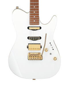 Ibanez LB1 WH Lari Basilio Signature Electric Guitar. White with Case TGF33