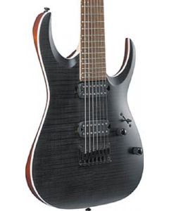 Ibanez RGA742FMTGF 7-String Electric Guitar Transparent Gray Flat