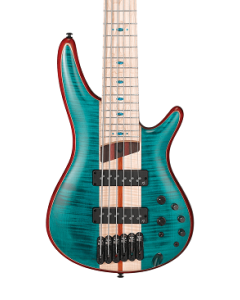 Ibanez SR1426 BCGL Premium 6 String Electric Bass. Caribbean Green Low Gloss with Bag TGF33