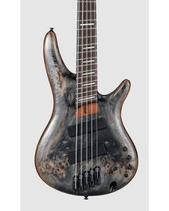 Ibanez SRMS805 LDTW Bass Workshop Left Handed 5 String Electric Bass. Deep Twilight