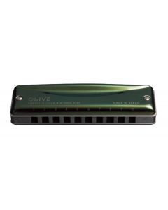 Suzuki C-20-C Olive Harmonica. Key of C