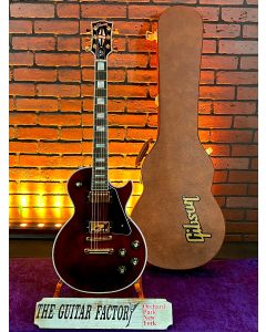 2026 Gibson '70s Les Paul Custom Electric Guitar - Wine Red - w/ Hard Case SN0407