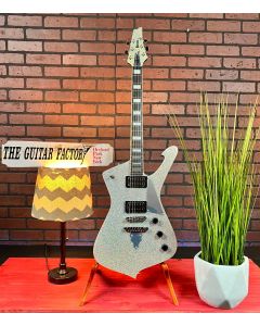 Ibanez PS60SSL Paul Stanley Signature Electric Guitar Silver Sparkle TGF11