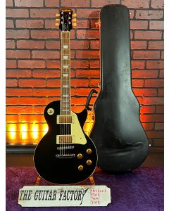2001 Epiphone by Gibson Les Paul Standard Black - Made in Korea - W/Case SN1115