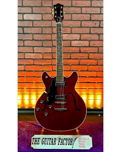 Guild Starfire I DC Left-Handed Semi-Hollowbody Electric Guitar - Cherry Red - SN0217