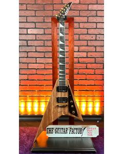 2025 Jackson JS Series Rhoads JS32T FSR Flying V, Natural Oil Electric Guitar - Factory Second - SN0223