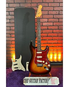 1990 Fender American Standard Stratocaster with Lace Sensor Gold pickup TB w/ Hard Case SN5051