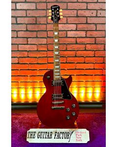 2011 Epiphone Les Paul Studio Deluxe Limited Edition Custom Shop Wine Red Electric Guitar SN0106