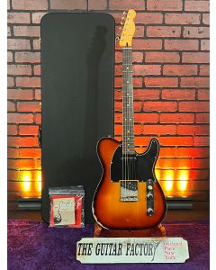 2024 Fender Jason Isbell Custom Telecaster, Rosewood, 3-Color Chocolate Burst w/ Hard Case - Demo Model SN9252