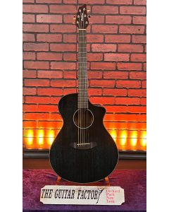 Breedlove Rainforest S African Mahogany Concert Acoustic-Electric Guitar Black Gold SN0127