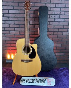 Simon & Patrick Woodland CW Spruce Cutaway Acoustic Electric Made In Canada w/ Hard Case SN0617