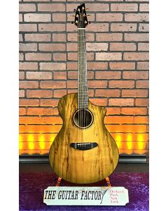 2021 Breedlove Pursuit Exotic S Concert Sweetgrass CE, Myrtlewood, Acoustic Electric Guitar SN0624