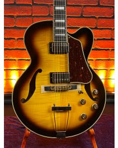Ibanez AF95FM AYS Artcore Hollowbody Electric Guitar. Antique Yellow Burst TGF11
