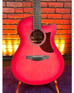 Ibanez AAM50CE Advanced Acoustic Auditorium Acoustic-electric Guitar - Coral Red Burst TGF11