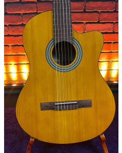 Ibanez GA3ECE Nylon-string Acoustic-electric Guitar - Open Pore Amber TGF11