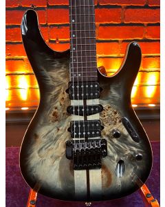 Ibanez S1070PBZ CKB Premium Electric Guitar. Charcoal Black Burst TGF11