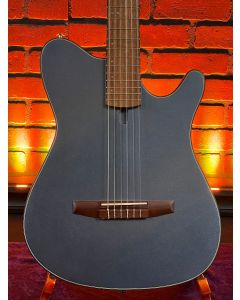 Ibanez FRH10NIBF Thinline Nylon Acoustic-Electric Guitar Indigo Blue Metallic Flat TGF11