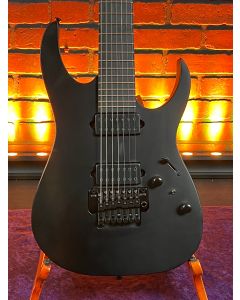 Ibanez RGRB720 BKF Iron Label 7 String Electric Guitar. Black TGF11