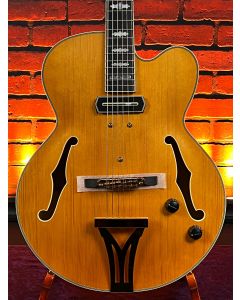 Ibanez PM3C NAL Pat Metheny Signature Hollowbody Electric Guitar. Natural Amber Low Gloss with Case TGF11